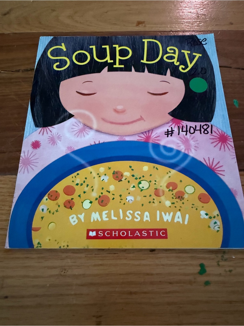 Scholastic Children's Book - Blue, Yellow, Pink Cover